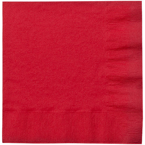 Red Lunch Napkins 20 Count