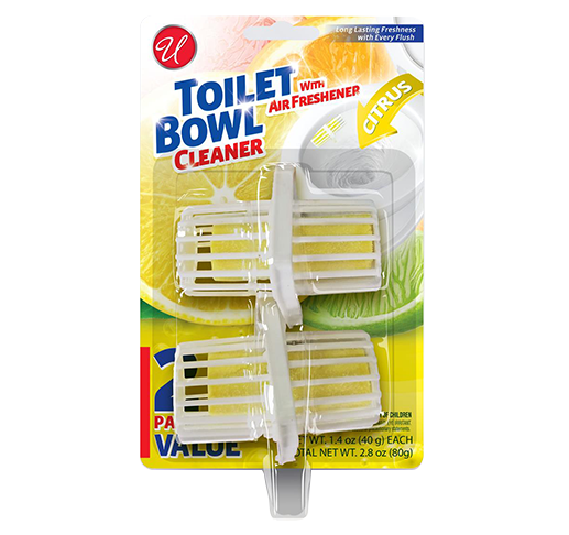 House Care Toilet Bowl Cleaner Air Freshener Citrus Scent, 2-ct.