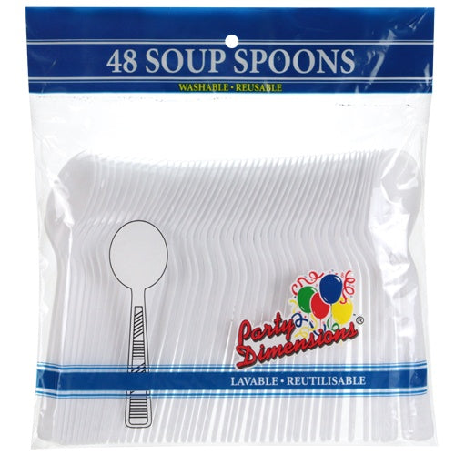White Soupspoon 48 Count