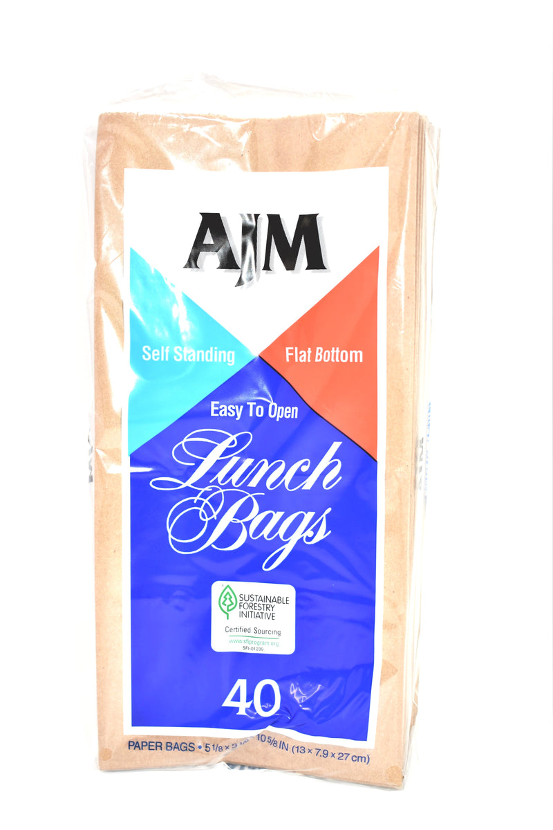 Brown Lunch Paper Bags, 40 ct.