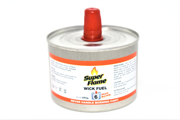 Super Flame 6 Hour Heating Wick Fuel, 250g