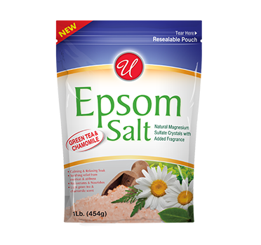 Green Tea & Chamomile Epsom Salt, 1 lb