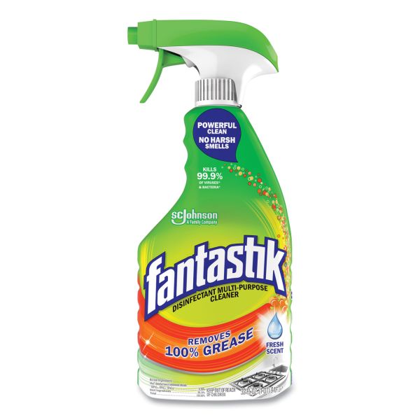 Fantastik Disinfectant Multi-Purpose Cleaner - Fresh Scent, 32 oz