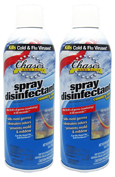 Chase's Home Value Spray Disinfectant Linen Scent, 6 oz. (Pack of 2)