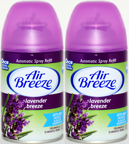 Glade/Air Wick Lavender Breeze Automatic Spray Refill, 6.2 oz (Pack of 2)