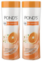 Pond's Oil Control Talc Orange Peel Extract & Sun Protection, 100g (Pack of 2)