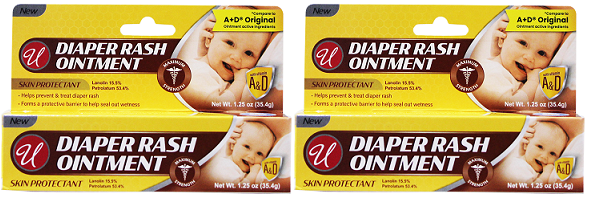 Diaper Rash Ointment Skin Protectant, 1.25 oz (Pack of 2)