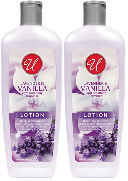 Lavender & Vanilla Light Soothing Fragrance Lotion, 20 fl oz. (Pack of 2)