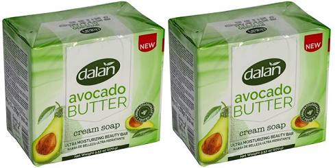 Dalan Avocado Butter Cream Bar Soap, 3 Pack (Pack of 2)