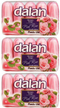Dalan Pink Rose Beauty Bar Soap, 5 Pack (Pack of 3)
