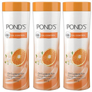 Pond's Oil Control Talc Orange Peel Extract & Sun Protection, 100g (Pack of 3)