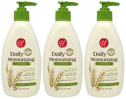 Natural Colloidal Oatmeal Daily Moisturizing Lotion, 12 fl oz. (Pack of 3)