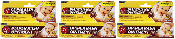 Diaper Rash Ointment Skin Protectant, 1.25 oz (Pack of 3)