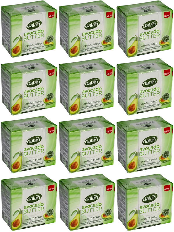 Dalan Avocado Butter Cream Bar Soap, 3 Pack (Pack of 12)