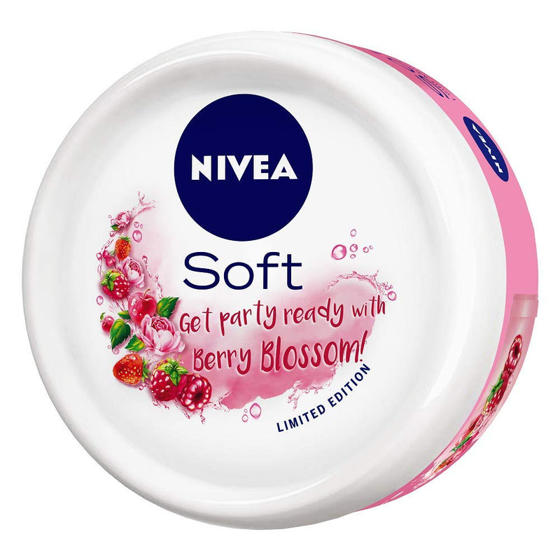 Nivea Soft Berry Blossom w/ Jojoba Oil & Vitamin E, 200ml