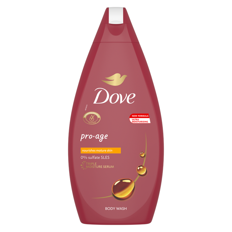 Dove Pro Age Rich Nourishment For Mature Skin Body Wash, 450ml