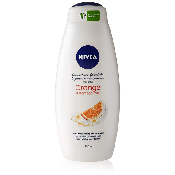 Nivea Orange & Bamboo Milk Body Wash Body Cream, 750ml