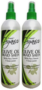 Lusti Organics Olive Oil Braid Sheen, 12 fl oz. (Pack of 2)