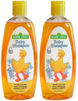 Sesame Street Baby Shampoo Gentle Formula, 10 fl oz. (Pack of 2)
