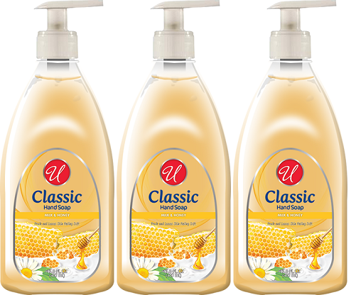 Universal Classic Milk & Honey Hand Soap, 13.5 oz (Pack of 3)