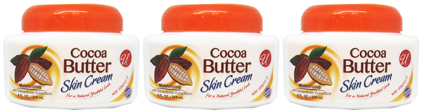 Cocoa Butter Skin Cream with Vitamin E, 8 fl oz. (Pack of 3)