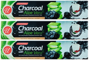 Charcoal With Aloe Vera Toothpaste, 4.3 oz (Pack of 3)