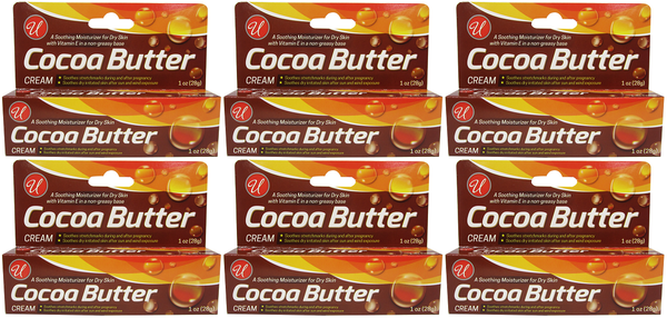 Cocoa Butter Cream, 1 oz. (Pack of 6)