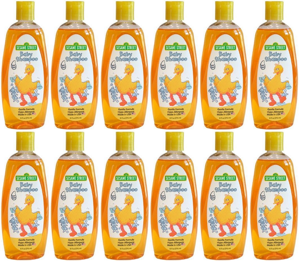 Sesame Street Baby Shampoo Gentle Formula, 10 fl oz. (Pack of 12)