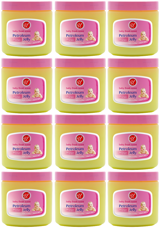 Baby Fresh Scent Petroleum Jelly, 13 oz. (Pack of 12)