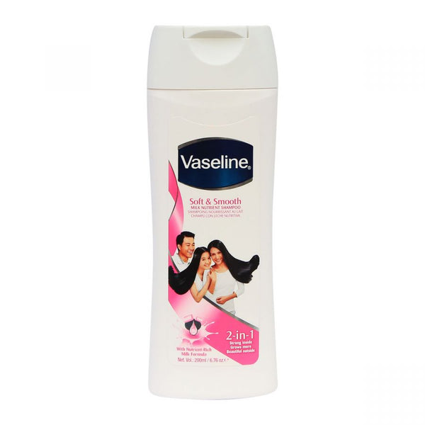 Vaseline 2-In-1 Hair Care Milk Nutrient Shampoo, 6.76oz (200ml)