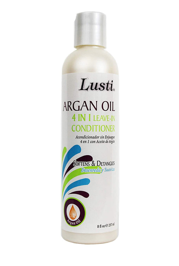 Lusti Argan Oil 4 in 1 Leave-In Conditioner, 8 fl oz.
