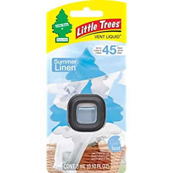 Little Trees Summer Linen Scent Air Freshener Vent Liquid, 3 ml