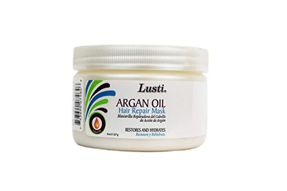 Lusti Naturals Argan Oil Hair Repair Mask, 10 oz.