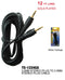 3.5mm Stereo Plug to 3.5mm Stereo Plug Cable, 12 ft. Aux. In