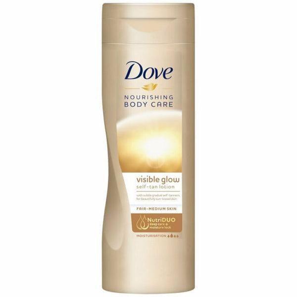 Dove Visible Glow Self-Tan Lotion (Fair-Medium Skin), 250ml