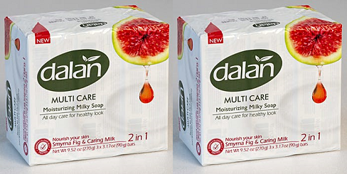 Dalan MultiCare Smyrna Fig & Caring Milk Bar Soap, 3-Pack (Pack of 2)