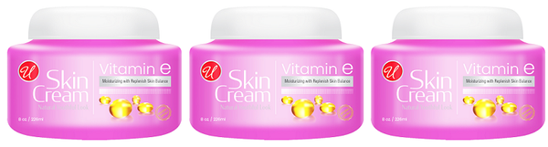 Vitamin E Moisturizing Skin Cream, 8 oz. (Pack of 3)