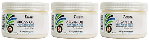Lusti Naturals Argan Oil Hair Repair Mask, 10 oz. (Pack of 3)