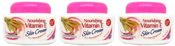 Nourishing Vitamin E Skin Cream For Dry Skin, 8 fl oz. (Pack of 3)
