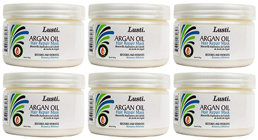 Lusti Naturals Argan Oil Hair Repair Mask, 10 oz. (Pack of 6)