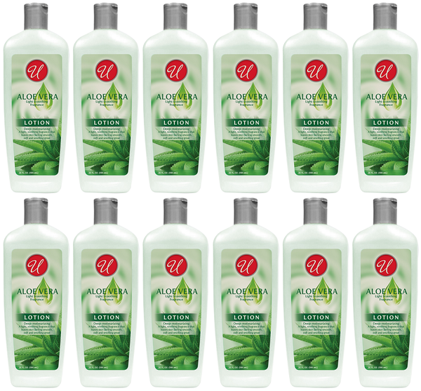 Aloe Vera Light Soothing Fragrance Lotion, 20 fl oz. (Pack of 12)