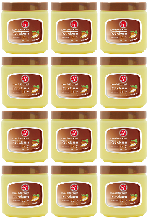 Cocoa Butter Scent Petroleum Jelly, 13 oz. (Pack of 12)
