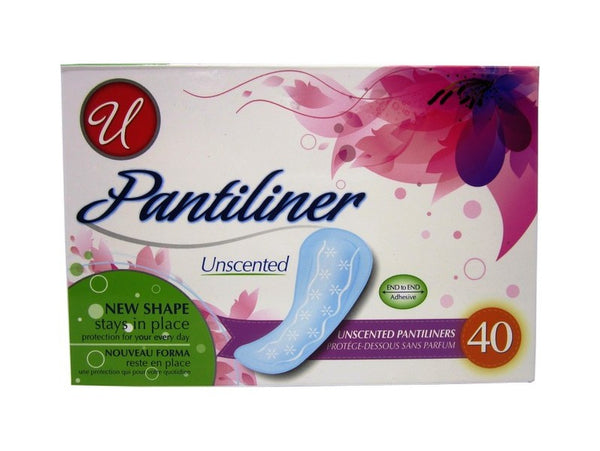 Unscented Pantiliner, 40 ct.