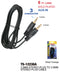 3.5mm Stereo Plug to 3.5mm Stereo Plug Cable, 6 ft. Aux. In