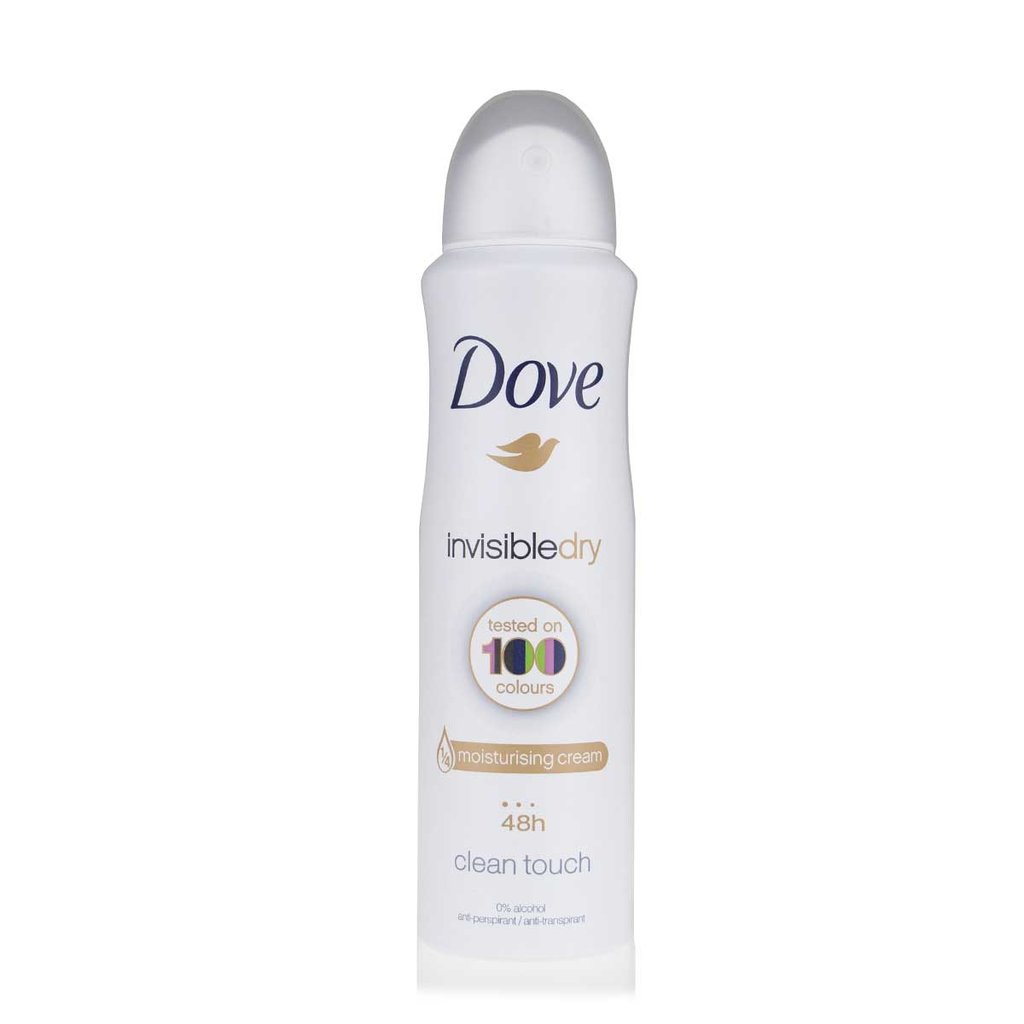 Dove Invisible Dry Clean Touch Deodorant Body Spray, 150 ml – MarketCOL