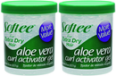Softee Aloe Vera Curl Activator Gel, 8 oz. (Pack of 2)