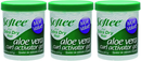Softee Aloe Vera Curl Activator Gel, 8 oz. (Pack of 3)