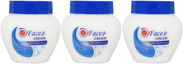 Rich Hydrating Ultra-Moisturizing Face Cream, 6.5 oz (Pack of 3)
