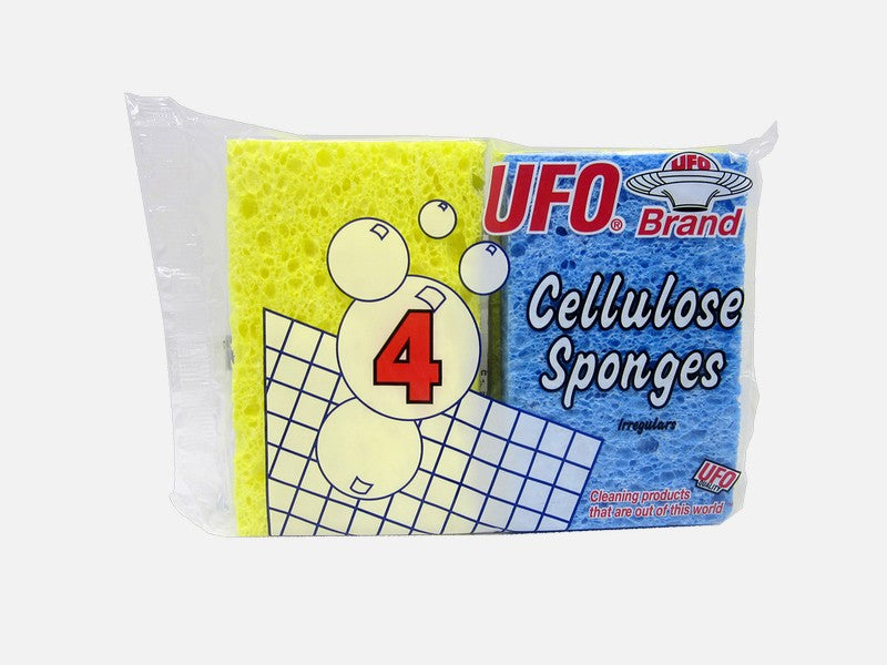 UFO Cellulose Sponges, 4-ct.
