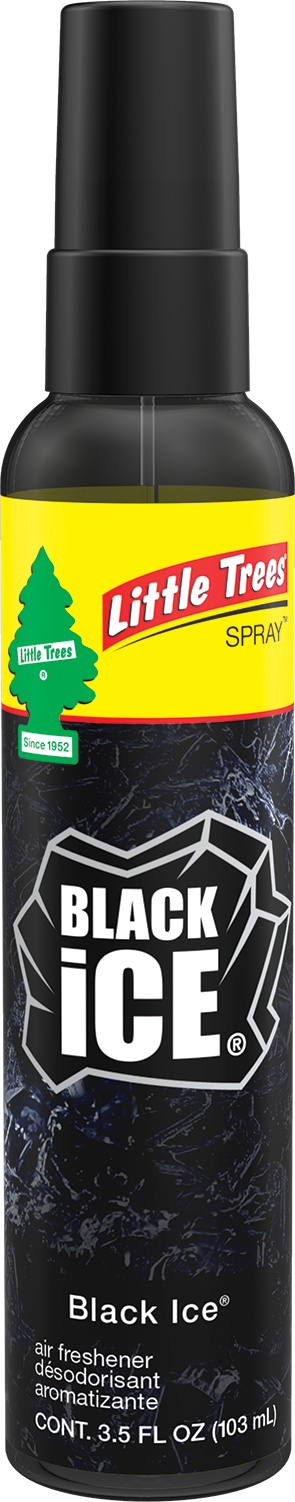 Little Trees Black Ice Scent Spray, 3.5 oz